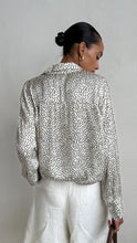 Load image into Gallery viewer, Rhea Silk Polka Dot Shirt M/L