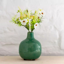 Load image into Gallery viewer, Jade Green Ceramic Bud Vase