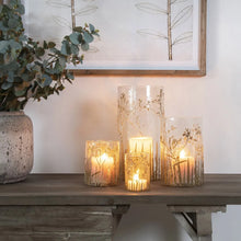 Load image into Gallery viewer, Dried Flowers Glass Candleholder - Medium
