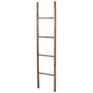Wooden Ladder with Hooks