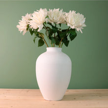 Load image into Gallery viewer, White Real Touch Dahlia Stem
