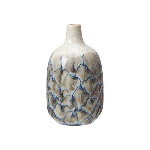 Blue and Grey Bud Vase - Tall