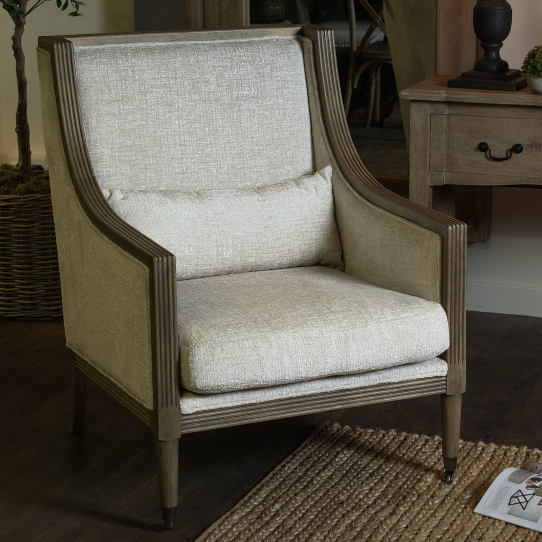 French Grey Armchair