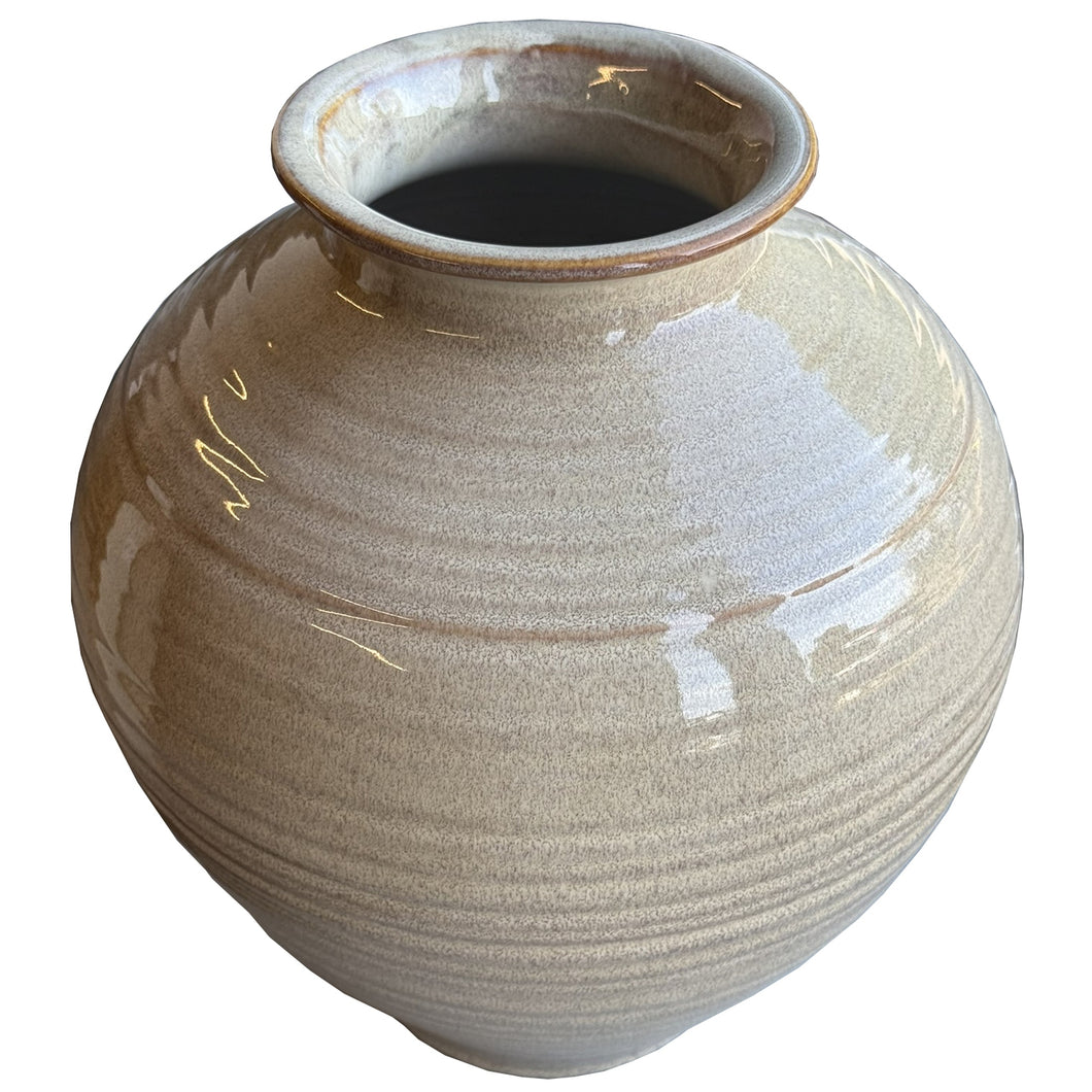 Neutral Bowl Vase