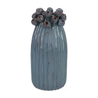 Blue Seed Head Vase