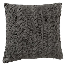 Load image into Gallery viewer, Wiltshire Grey Cable Knit Cushion
