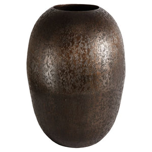 Copper Ellipse Ball Vase