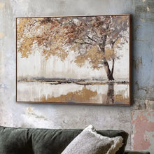 Load image into Gallery viewer, Gilded Oak Framed Canvas
