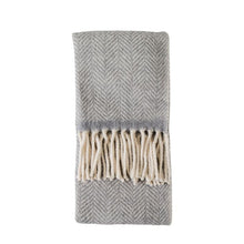 Load image into Gallery viewer, Grey Wool Throw
