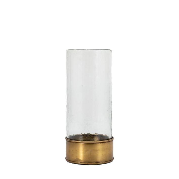 Bronze and Glass Vase - Small