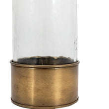 Load image into Gallery viewer, Bronze and Glass Vase - Small
