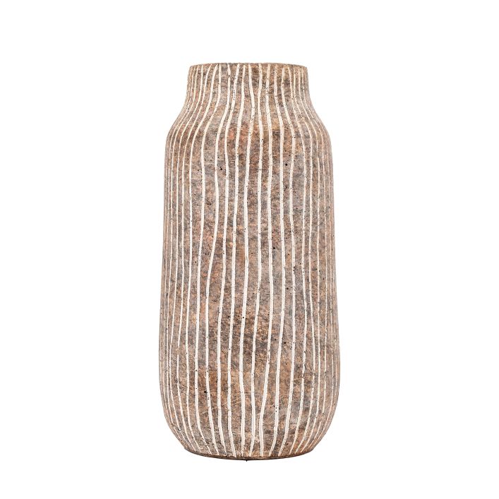 Rustic Stripe Vase - Large
