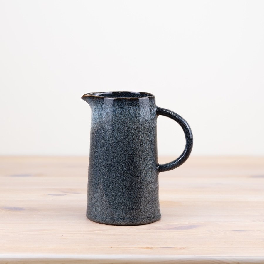 Navy Stoneware Jug
