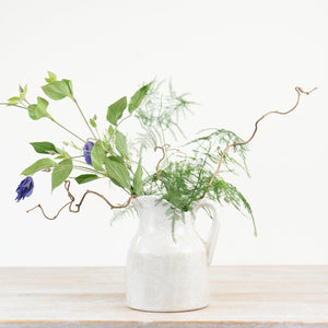 Off-White Rustic Jug - Squat