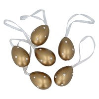 Gold Polka Dot Eggs