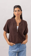Load image into Gallery viewer, Gabi Espresso Zip Cardigan
