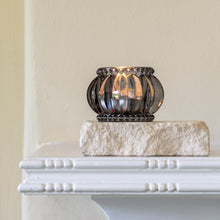 Load image into Gallery viewer, Grey Scalloped Tealight Holder
