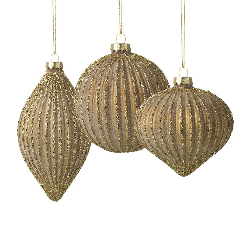 Gold Sparkly Bauble