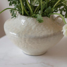 Load image into Gallery viewer, Off White Handled Planter
