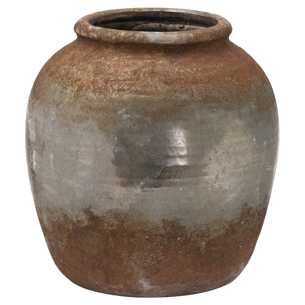Distressed Aged Stone Vase