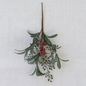 Iced Red Berry Sprig