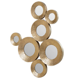 Gold Circles Mirror