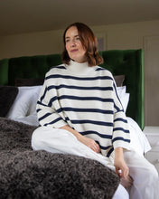Load image into Gallery viewer, Vicki Ivory/Navy Jumper
