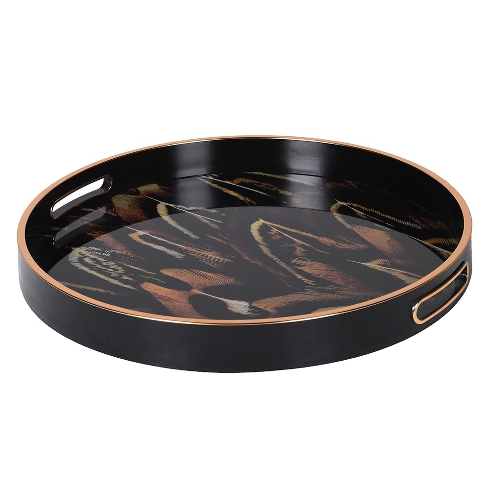 Autumnal Feathers Tray