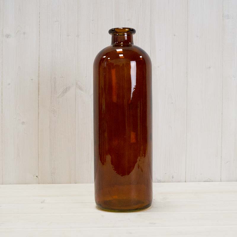 Burnt Amber Bottle - Tall