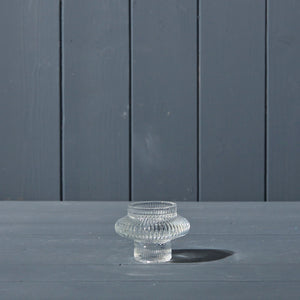 Clear Duo Candleholder