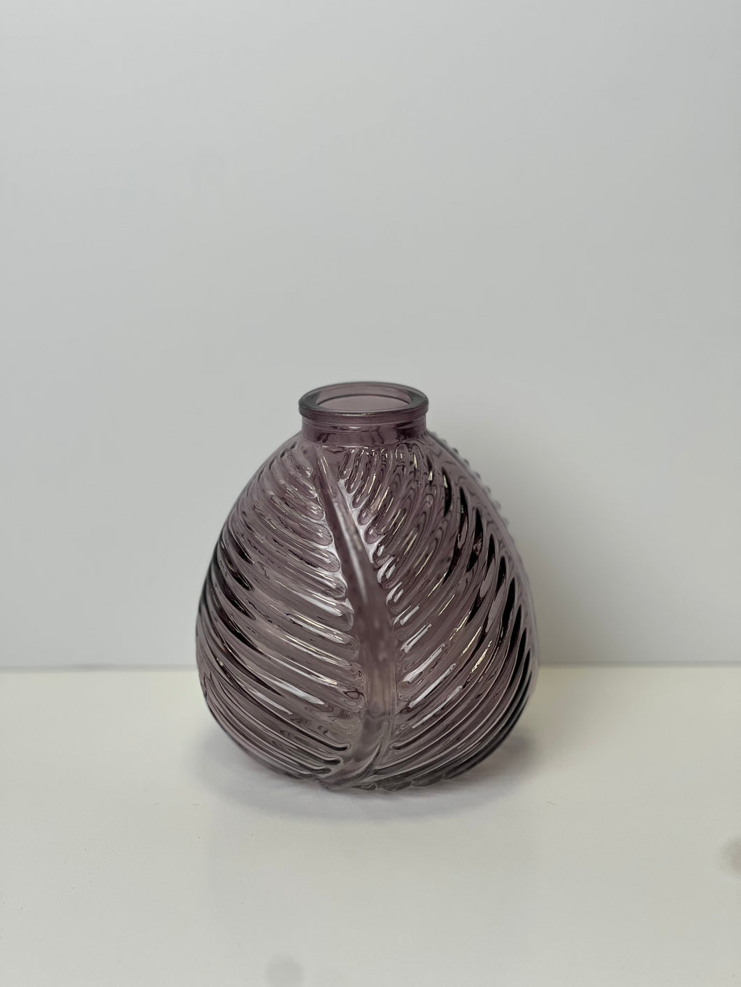 Amethyst Leaf Vase