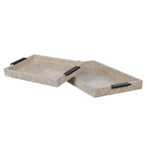 Faux Leather Tray - Small