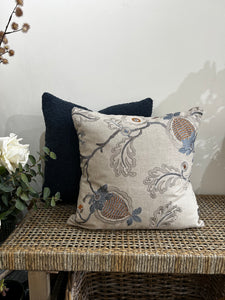 Windsor Floral Linen Cushion