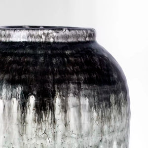 Dipped Crackle Glaze Vase - Large