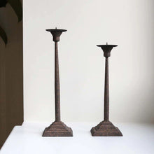 Load image into Gallery viewer, Rustic Metal Candlestick - Large
