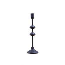 Load image into Gallery viewer, Black Metal Candlestick - Short
