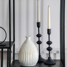 Load image into Gallery viewer, Black Metal Candlestick - Tall
