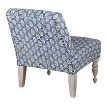 Load image into Gallery viewer, Blue Floral Chair
