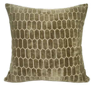 Aberdeenshire Olive Cushion - Large