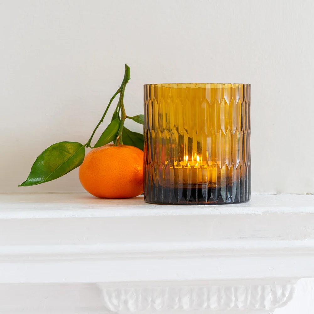 Amber Tealight Holder