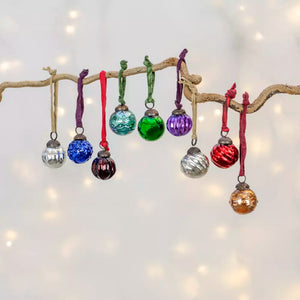 Textured Baubles - Mini