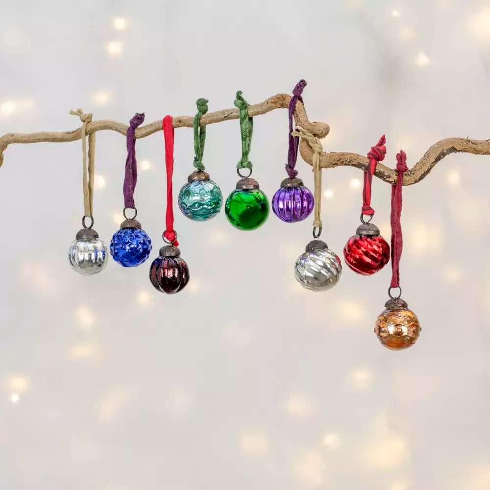Textured Baubles - Mini