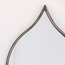 Load image into Gallery viewer, Antique Silver Teardrop Mirror

