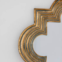 Load image into Gallery viewer, Antique Bronze Ornate Mirror

