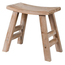 Load image into Gallery viewer, Low Wooden Stool
