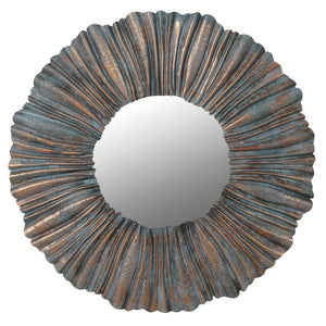 Pleated Frame Mirror