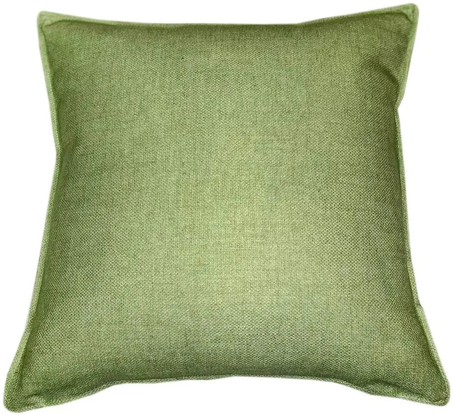 Lincolnshire Leaf Green Cushion