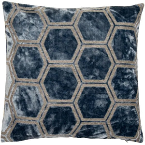 Inca Blue Cushion - Large