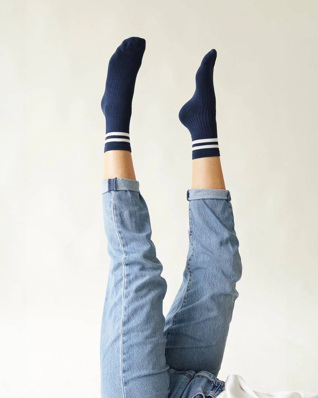 Navy Bamboo Ankle Socks