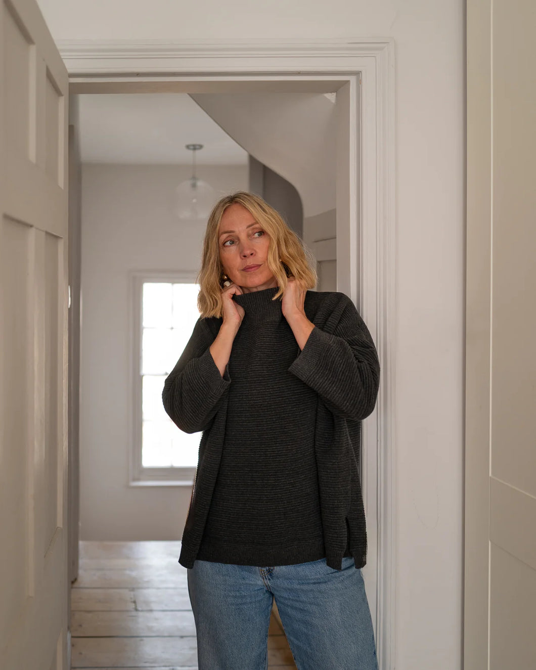 Vicki Charcoal Jumper
